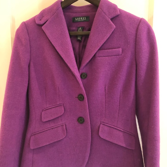 Ralph Lauren Jackets & Blazers - Fushia Ralph Lauren Wool Blazer